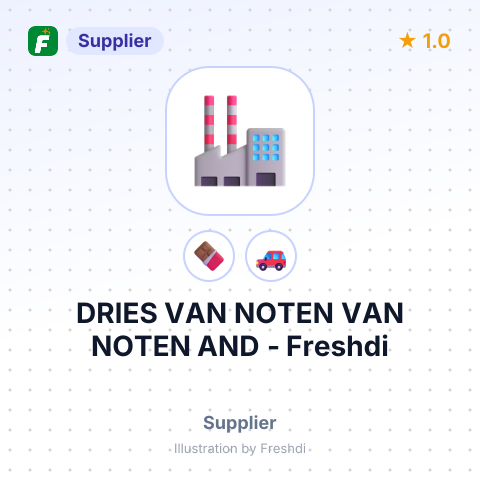 DRIES VAN NOTEN VAN NOTEN AND – summary card, no photo uploaded yet