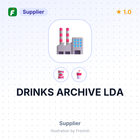 DRINKS ARCHIVE LDA – summary card, no photo uploaded yet