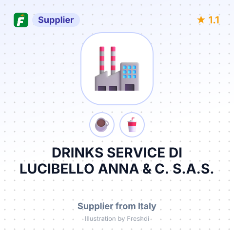 DRINKS SERVICE DI LUCIBELLO ANNA & C. S.A.S. – summary card, no photo uploaded yet