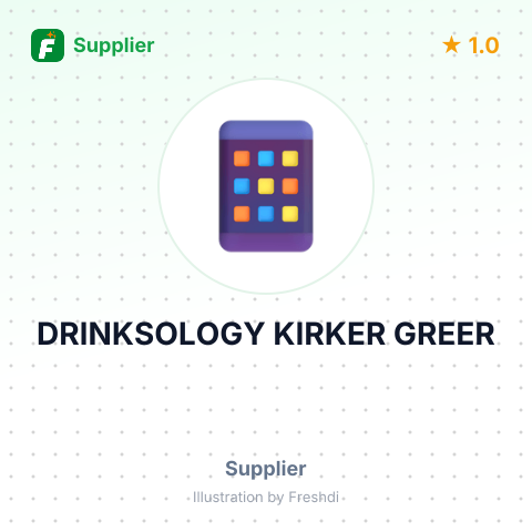 DRINKSOLOGY KIRKER GREER – summary card, no photo uploaded yet