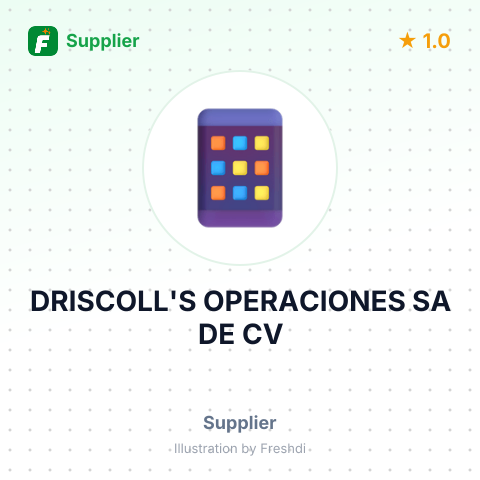 DRISCOLL'S OPERACIONES SA DE CV – summary card, no photo uploaded yet