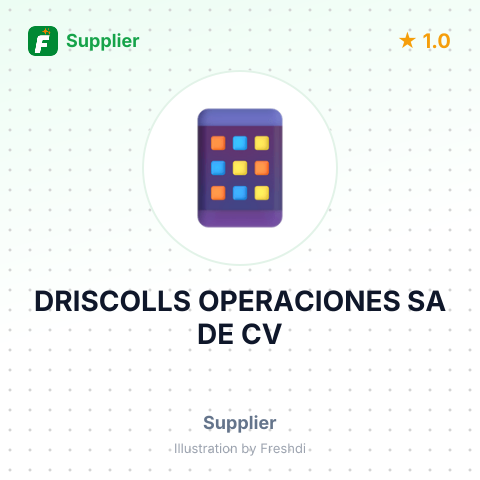 DRISCOLLS OPERACIONES SA DE CV – summary card, no photo uploaded yet