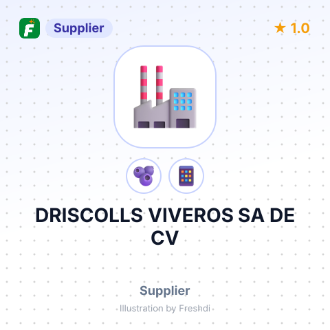 DRISCOLLS VIVEROS SA DE CV – summary card, no photo uploaded yet