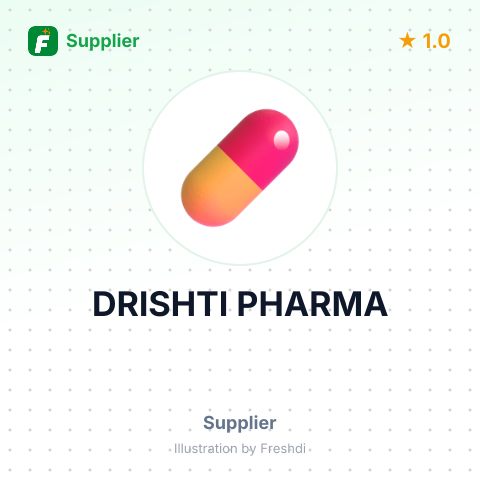 DRISHTI PHARMA – summary card, no photo uploaded yet