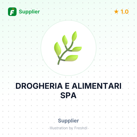 DROGHERIA E ALIMENTARI SPA – summary card, no photo uploaded yet