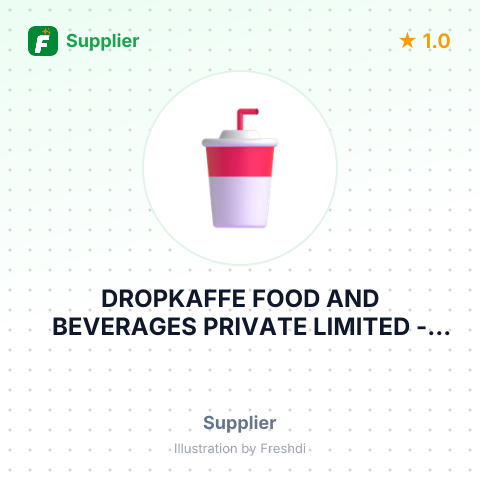 DROPKAFFE FOOD AND BEVERAGES PRIVATE LIMITED – summary card, no photo uploaded yet