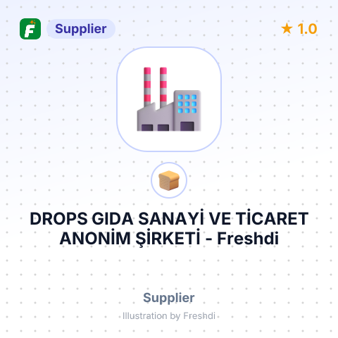 DROPS GIDA SANAYİ VE TİCARET ANONİM ŞİRKETİ – summary card, no photo uploaded yet