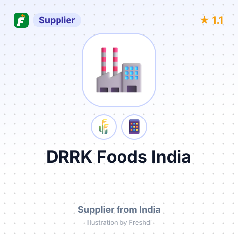 DRRK Foods India  – summary card, no photo uploaded yet