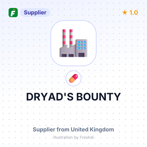 DRYAD'S BOUNTY  – summary card, no photo uploaded yet