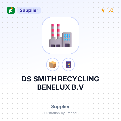 DS SMITH RECYCLING BENELUX B.V – summary card, no photo uploaded yet