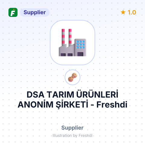 DSA TARIM ÜRÜNLERİ ANONİM ŞİRKETİ – summary card, no photo uploaded yet