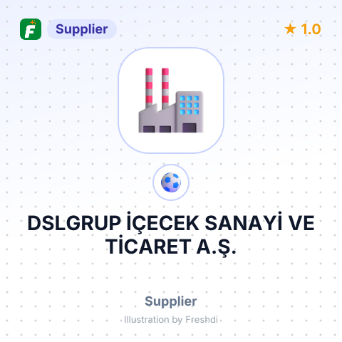 DSLGRUP İÇECEK SANAYİ VE TİCARET A.Ş. – summary card, no photo uploaded yet