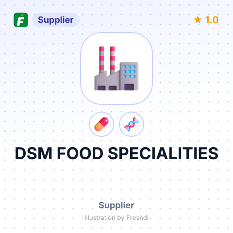 DSM FOOD SPECIALITIES – summary card, no photo uploaded yet