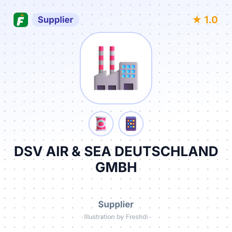 DSV AIR & SEA DEUTSCHLAND GMBH – summary card, no photo uploaded yet