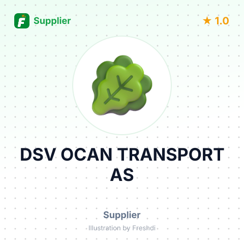DSV OCAN TRANSPORT AS – summary card, no photo uploaded yet