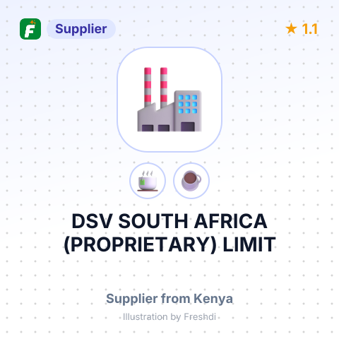 DSV SOUTH AFRICA (PROPRIETARY) LIMIT – summary card, no photo uploaded yet