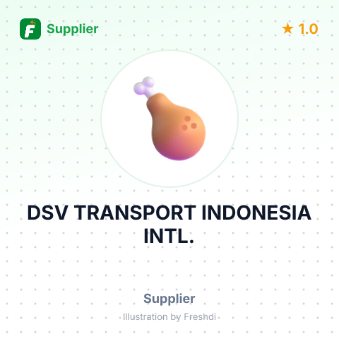 DSV TRANSPORT INDONESIA INTL. – summary card, no photo uploaded yet
