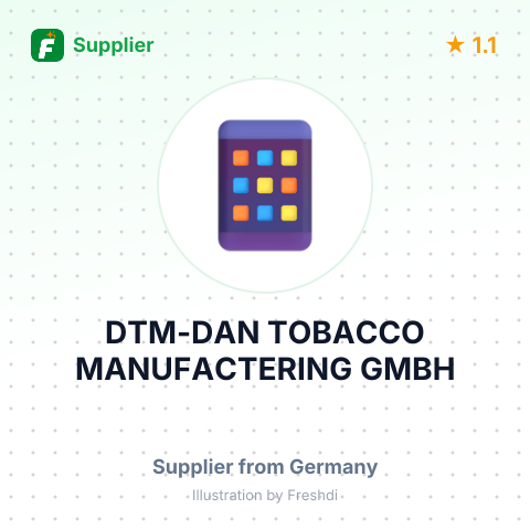 DTM-DAN TOBACCO MANUFACTERING GMBH – summary card, no photo uploaded yet