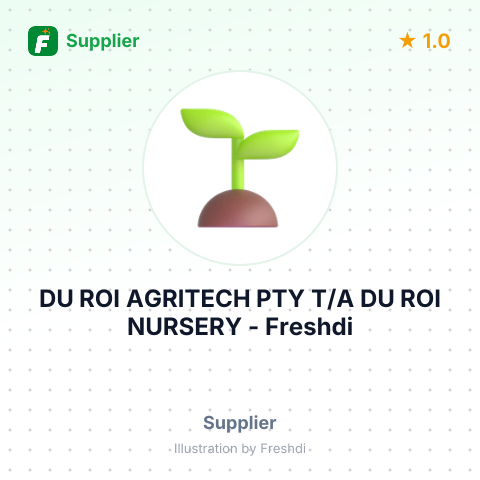 DU ROI AGRITECH PTY T/A DU ROI NURSERY – summary card, no photo uploaded yet