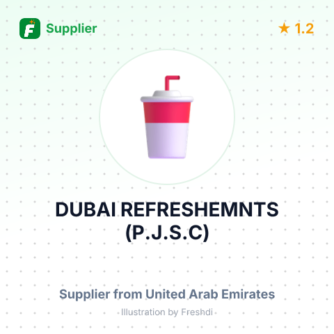 DUBAI REFRESHEMNTS (P.J.S.C) – summary card, no photo uploaded yet