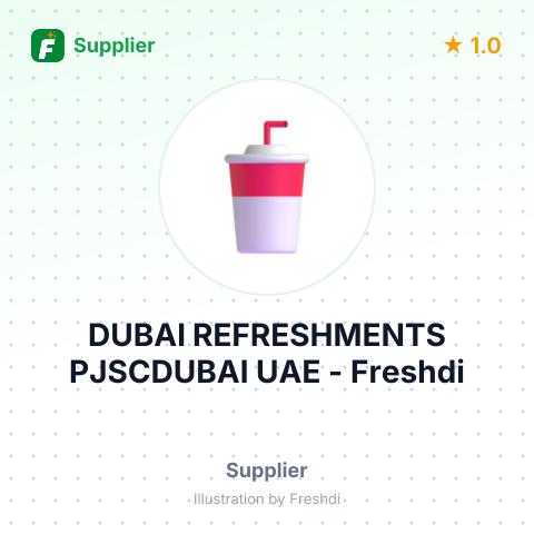 DUBAI REFRESHMENTS PJSCDUBAI UAE – summary card, no photo uploaded yet