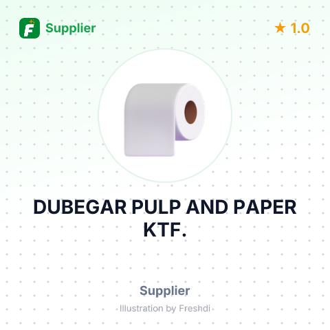 DUBEGAR PULP AND PAPER KTF. – summary card, no photo uploaded yet