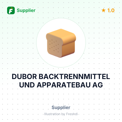 DUBOR BACKTRENNMITTEL UND APPARATEBAU AG – summary card, no photo uploaded yet