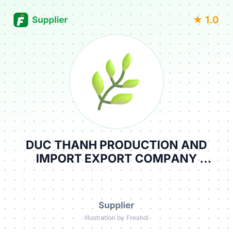 DUC THANH PRODUCTION AND IMPORT EXPORT COMPANY LIMITED – summary card, no photo uploaded yet