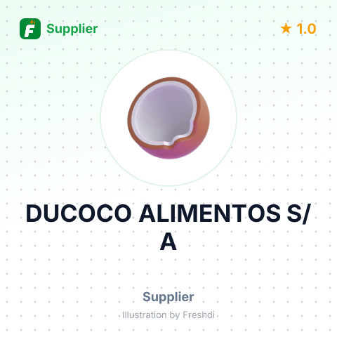 DUCOCO ALIMENTOS S/A – summary card, no photo uploaded yet