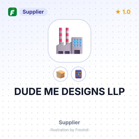 DUDE ME DESIGNS LLP – summary card, no photo uploaded yet