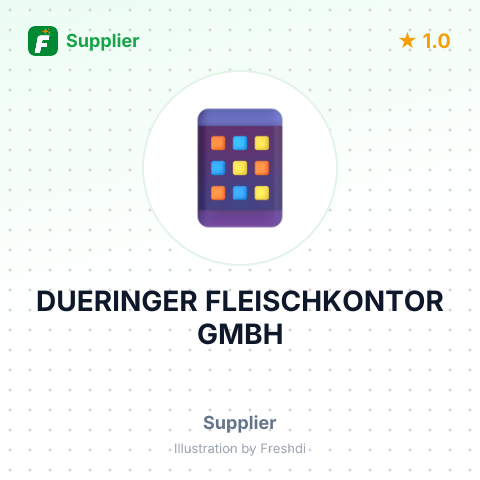 DUERINGER FLEISCHKONTOR GMBH – summary card, no photo uploaded yet