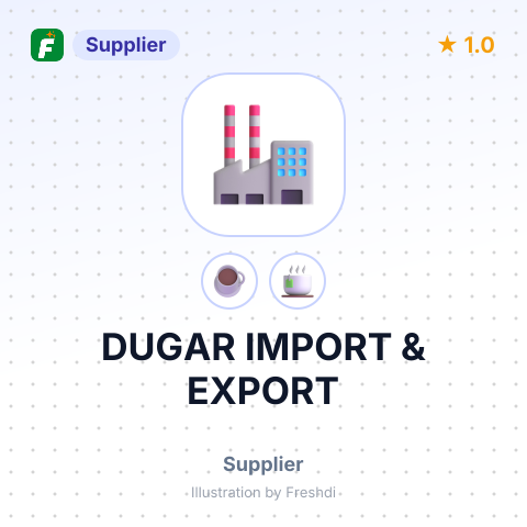 DUGAR IMPORT & EXPORT – summary card, no photo uploaded yet