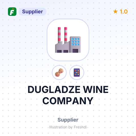 DUGLADZE WINE COMPANY – summary card, no photo uploaded yet