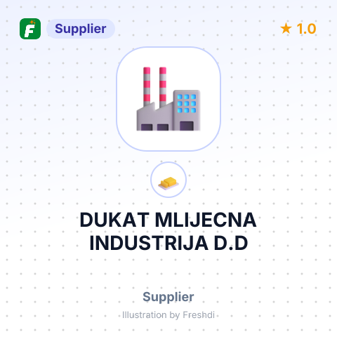 DUKAT MLIJECNA INDUSTRIJA D.D – summary card, no photo uploaded yet