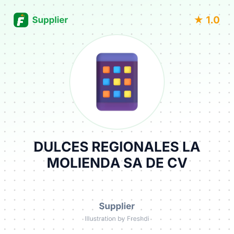 DULCES REGIONALES LA MOLIENDA SA DE CV – summary card, no photo uploaded yet