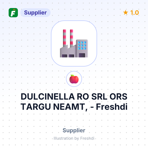 DULCINELLA RO SRL ORS TARGU NEAMT, – summary card, no photo uploaded yet