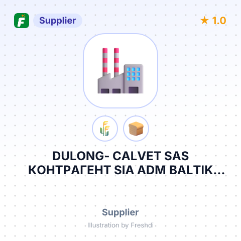 DULONG- CALVET SAS КОНТРАГЕНТ SIA ADM BALTIK TRANZITS – summary card, no photo uploaded yet