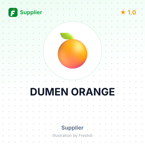 DUMEN ORANGE – summary card, no photo uploaded yet