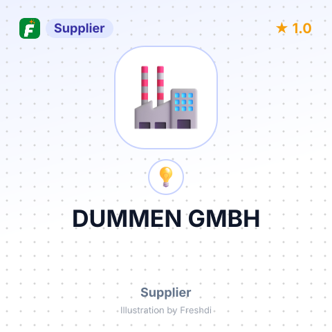 DUMMEN GMBH – summary card, no photo uploaded yet