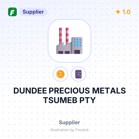 DUNDEE PRECIOUS METALS TSUMEB PTY – summary card, no photo uploaded yet