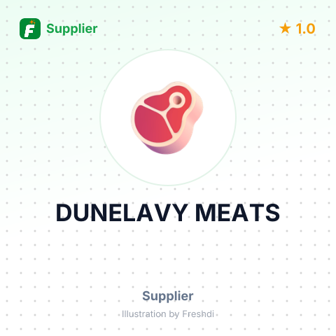 DUNELAVY MEATS – summary card, no photo uploaded yet