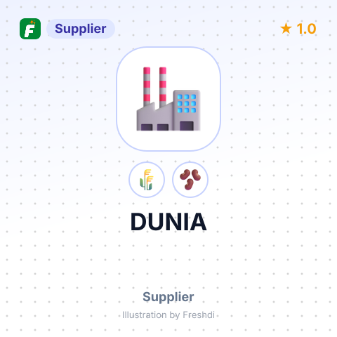 DUNIA – summary card, no photo uploaded yet