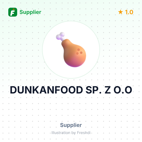 DUNKANFOOD SP. Z O.O – summary card, no photo uploaded yet