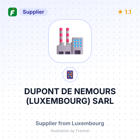 DUPONT DE NEMOURS (LUXEMBOURG) SARL – summary card, no photo uploaded yet