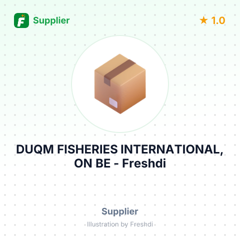 DUQM FISHERIES INTERNATIONAL, ON BE – summary card, no photo uploaded yet