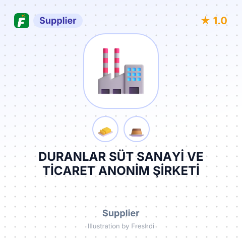DURANLAR SÜT SANAYİ VE TİCARET ANONİM ŞİRKETİ – summary card, no photo uploaded yet