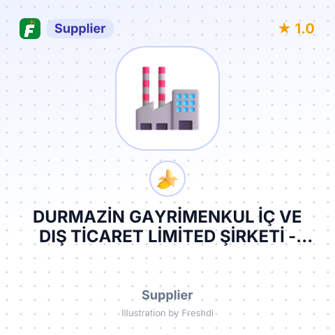 DURMAZİN GAYRİMENKUL İÇ VE DIŞ TİCARET LİMİTED ŞİRKETİ – summary card, no photo uploaded yet