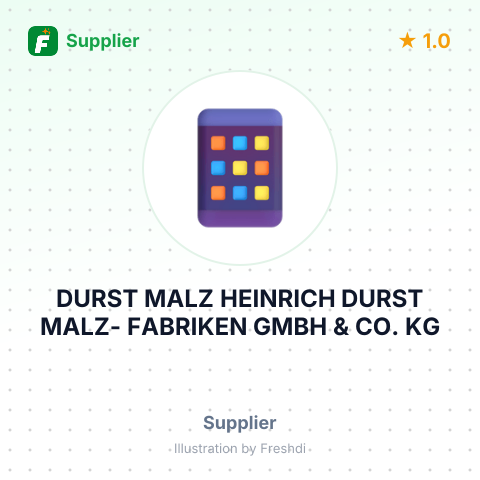 DURST MALZ HEINRICH DURST MALZ- FABRIKEN GMBH & CO. KG – summary card, no photo uploaded yet