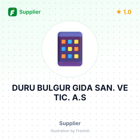 DURU BULGUR GIDA SAN. VE TIC. A.S – summary card, no photo uploaded yet