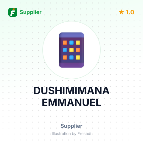 DUSHIMIMANA EMMANUEL – summary card, no photo uploaded yet